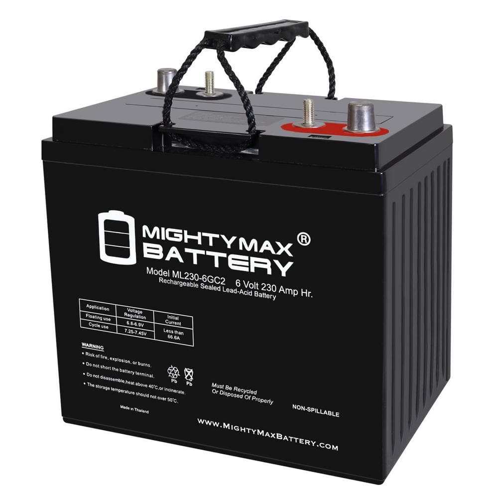 ML230-6GC2 - 6 Volt 230 AH, Dual Terminal, Rechargeable SLA AGM Battery for Golf Cart price history on PriceWatchPro
