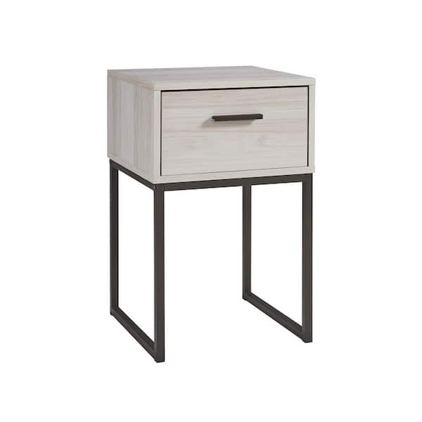 Socalle Light Natural 1 Drawer 19.63 in. W Nightstands