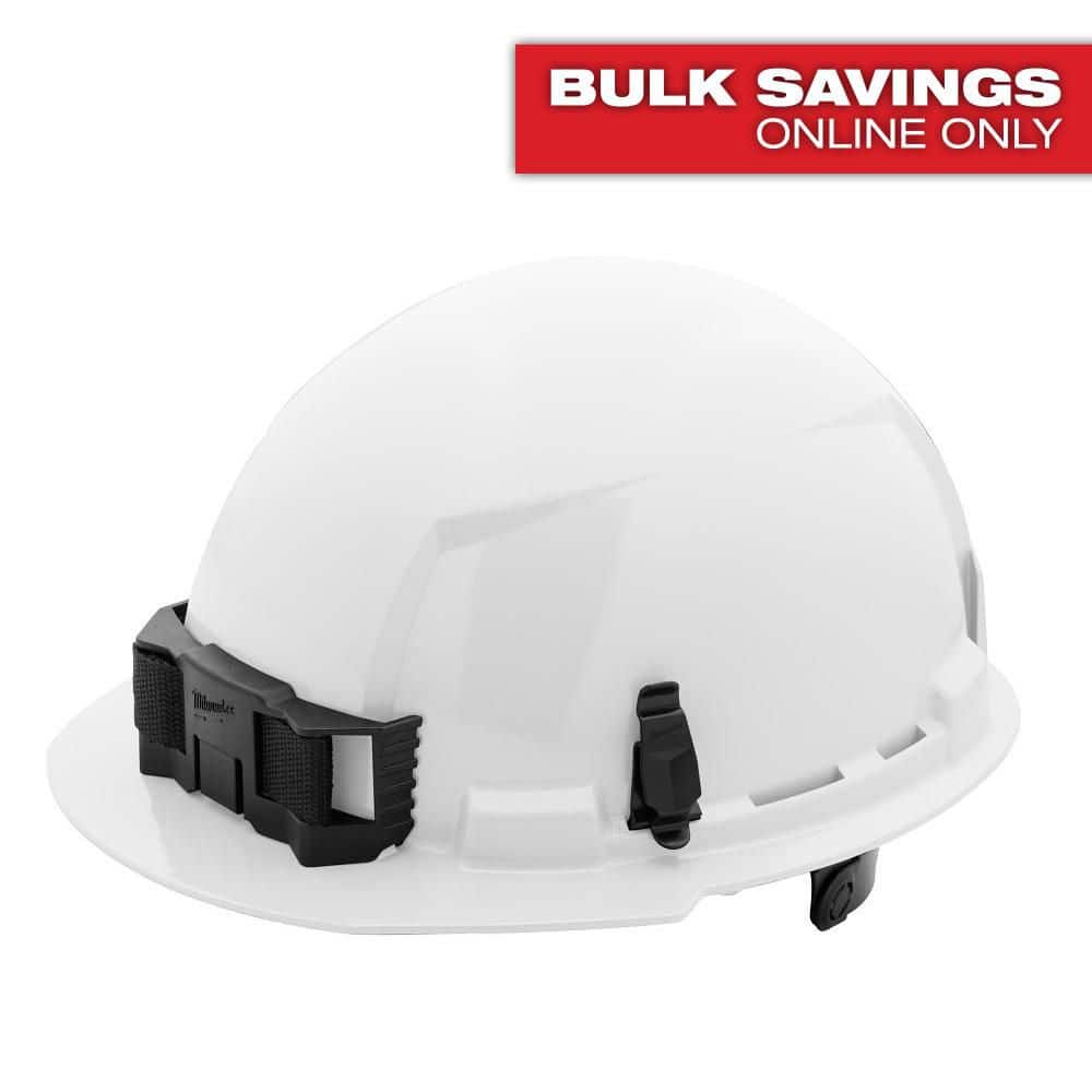 BOLT White Type 1 Class E Front Brim Non-Vented Hard Hat with 6-Point Ratcheting Suspension price history on PriceWatchPro