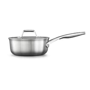 Premier 2.5 qt. Stainless Steel Sauce Pan with Glass Lid