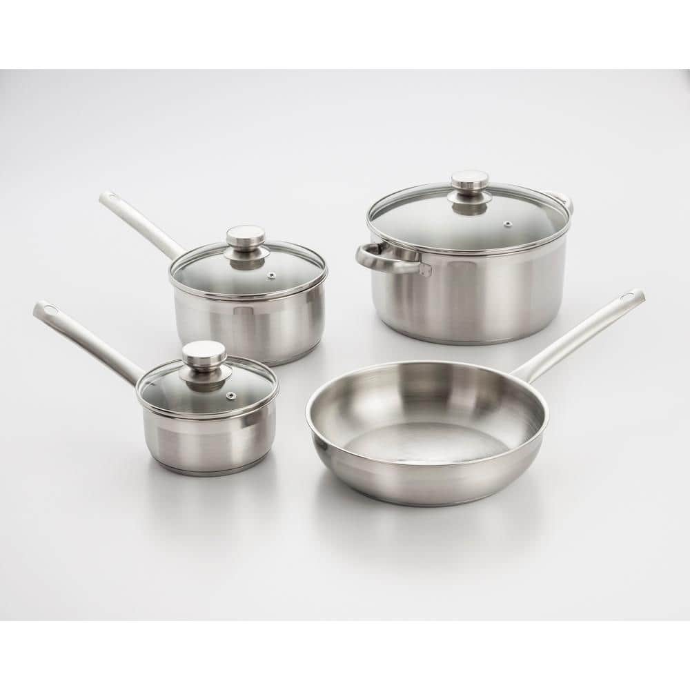 https://images.thdstatic.com/productImages/530e39bb-4795-40d8-b005-2fdb4f4670e3/svn/brushed-stainless-steel-excelsteel-pot-pan-sets-503-64_1000.jpg