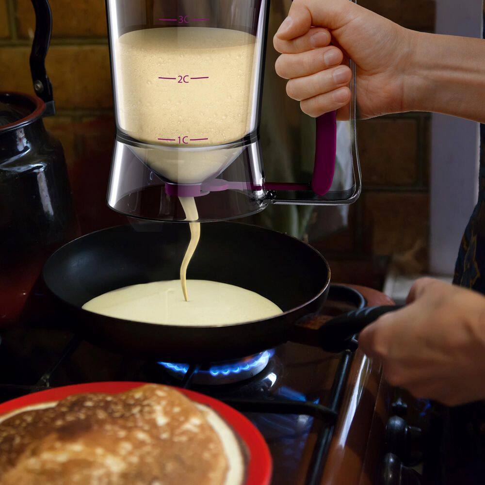 No Drip Cake Batter Dispenser with Measuring Label - thumbnail 3