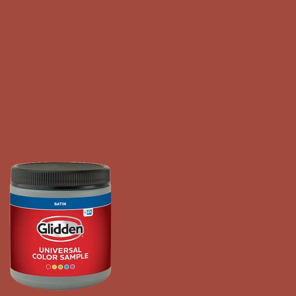 Glidden 8 oz. PPG10647 Rum Raisin Satin Interior Paint Sample PPG1064