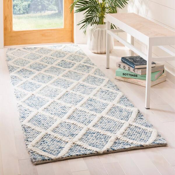 2 x 5 ft. Blue Waves Runner Vinyl Floor Mat