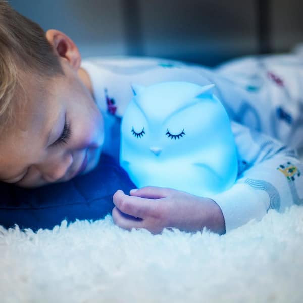 Lumipets LumiPets Owl, Kids Night Light, Silicone Nursery Light for Baby  and Toddler, Squishy Night Light for Kids Room Owl + Remote - The Home Depot