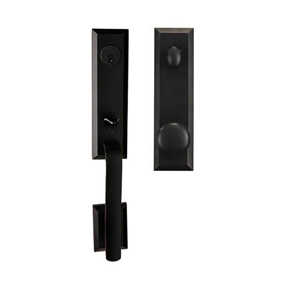 DELANEY HARDWARE Bravura 971 Austin Door Knob Handleset in Matte Black
