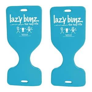 Lazy Bunz 36 in. Teal Foam Comfortable Saddle Floater (2-Pack)