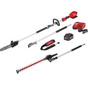 M18 FUEL 10 in. 18V Lithium-Ion Brushless Cordless Pole Saw Kit w/Hedger Attachment and 8.0Ah Battery (2-Tool)