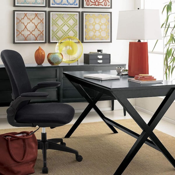 LACOO Black Office Chair Ergonomic Chair Computer Task Mesh Chair