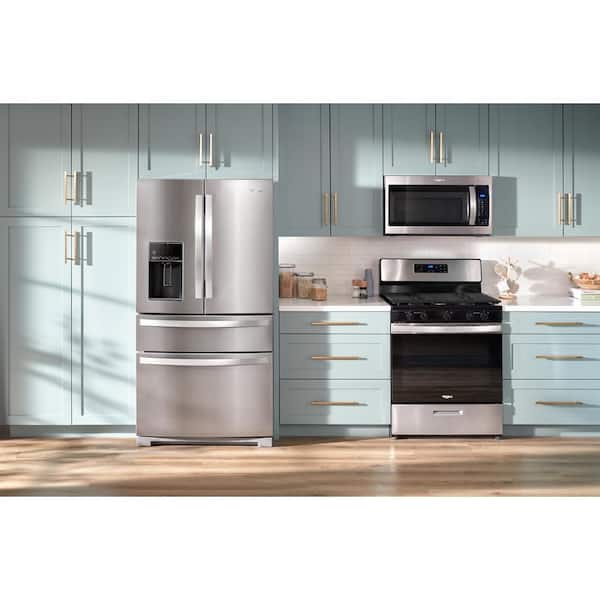 Whirlpool French Door Fridge (WRMF7736PZ) - Fingerprint Resistant Stainless Steel Whirlpool French Door Fridge (WRMF7736PZ) - Fingerprint Resistant Stainless Steel