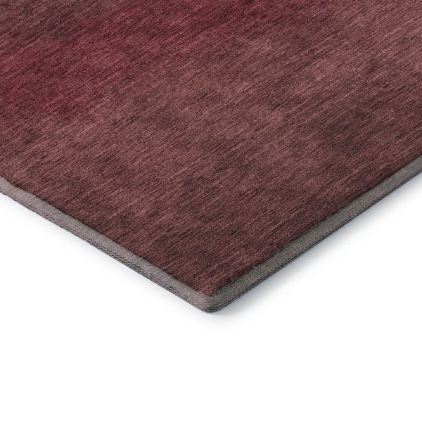 Mayfield Premium Machine Washable Abstract AMF2012 Red 8 ft. x 10 ft. Area Rug