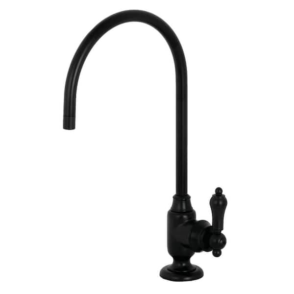 Kingston Brass Replacement Drinking Water SingleHandle Beverage Faucet in Matte Black for