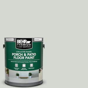 1 gal. #N410-2 Brook Green Low-Lustre Enamel Interior/Exterior Porch and Patio Floor Paint