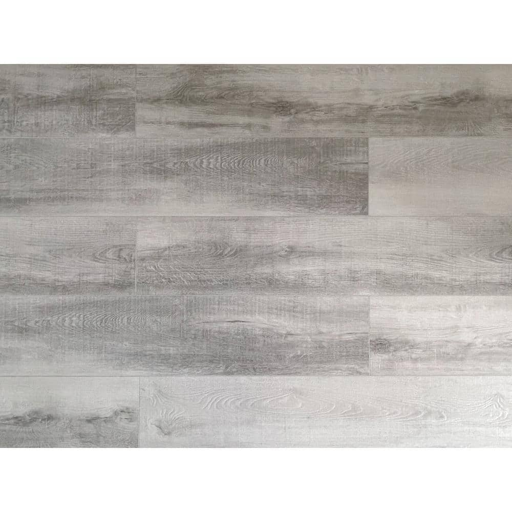 Montserrat BELLATOR Arctic Fog 20 Mil x 9 in. W x 60 in. L SPC Waterproof Click Lock Vinyl Plank Flooring (22.6 Sq. ft./case), Medium