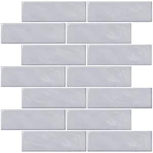 Lavanda Blue 2.58 in. x 8 in. Polished Ceramic Subway Tile (50 Cases/269 sq. ft./Pallet)