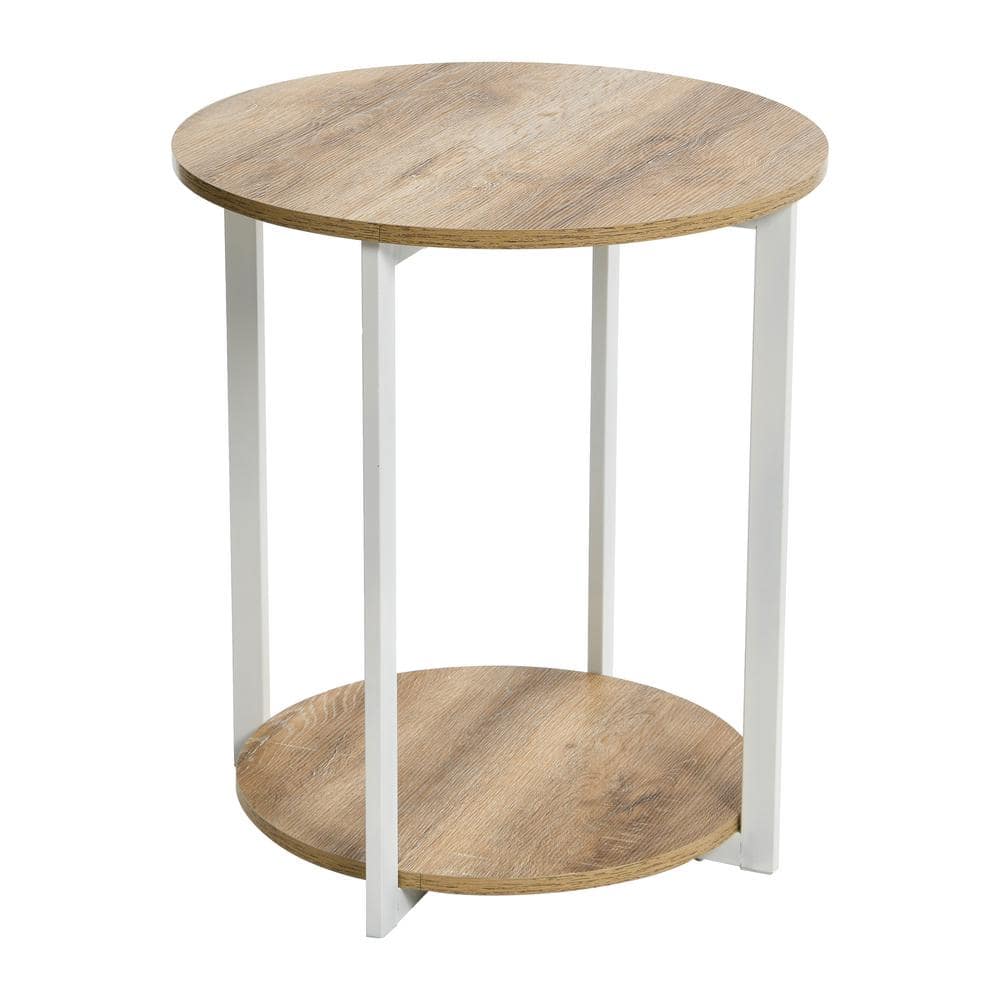 coastal round end table