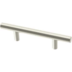 Simple Bar 3 in. (76 mm) Cabinet Drawer Pull (10-Pack) in Stainless Steel Finish