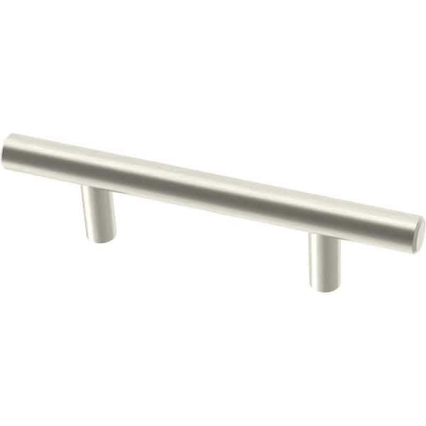 Franklin Brass Simple Bar 3 in. (76 mm) Cabinet Drawer Pull (10-Pack) in Stainless Steel Finish