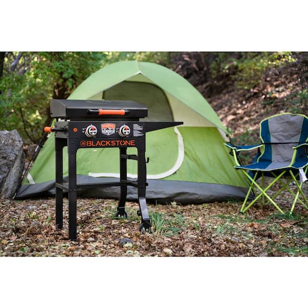 Shop Blackstone 22in Portable Grill with X-Frame Legs to Roll and Go for  the Perfect Tailgate with Grill Cover and Blackstone Grill Accessories at