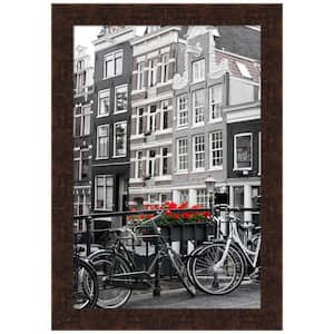 William Mottled Bronze Narrow Picture Frame Opening Size 20 x 30 in.