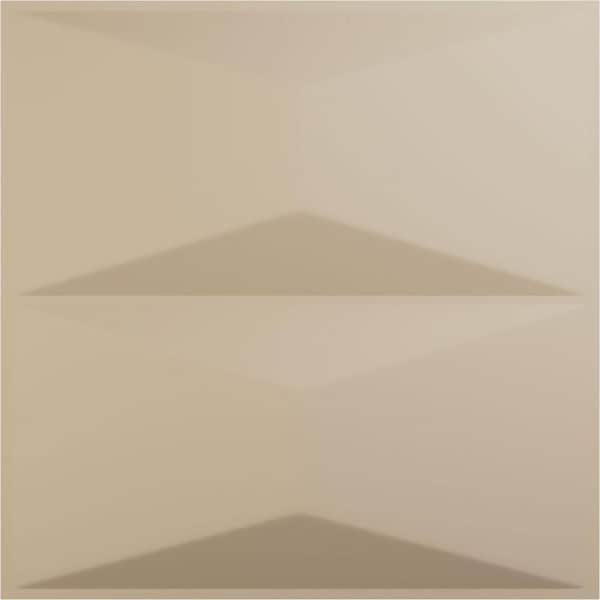 11 7/8 in. x 11 7/8 in. Aberdeen EnduraWall Decorative 3D Wall Panel, Smokey Beige (Covers 0.98 Sq. Ft.)