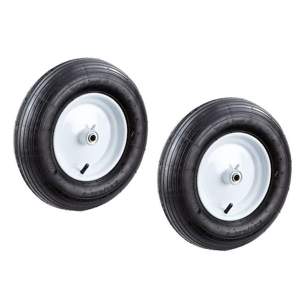 Farm and Ranch 16 in. Replacement Pneumatic Wheelbarrow Tire (2-Piece)