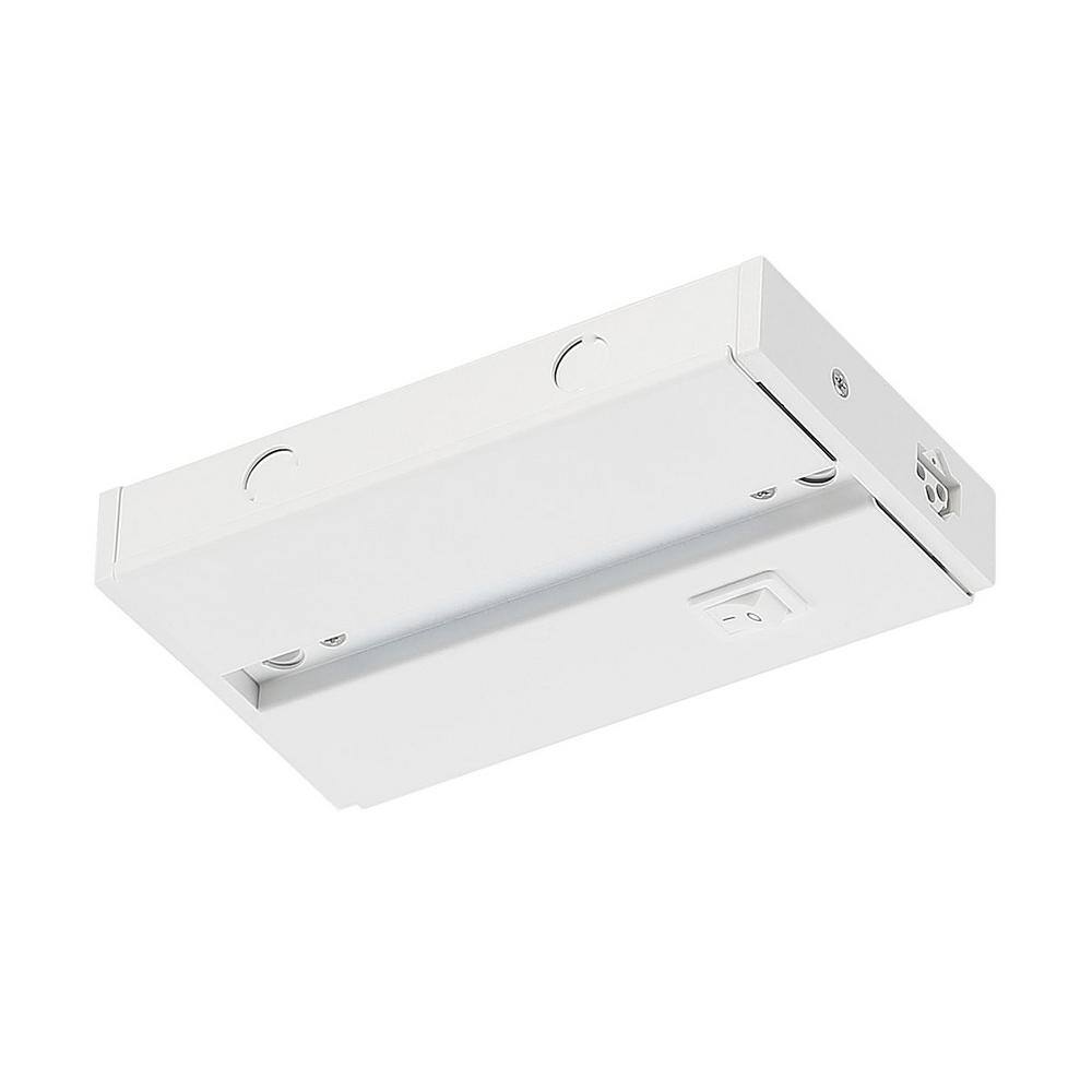 White Undercabinet Junction Box for LED Lights