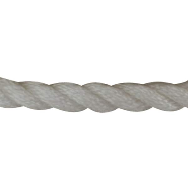 Sea-Dog Twisted Nylon Anchor Line with Thimble - 3/8 in. x 150 ft., White  301110150WH-1 - The Home Depot