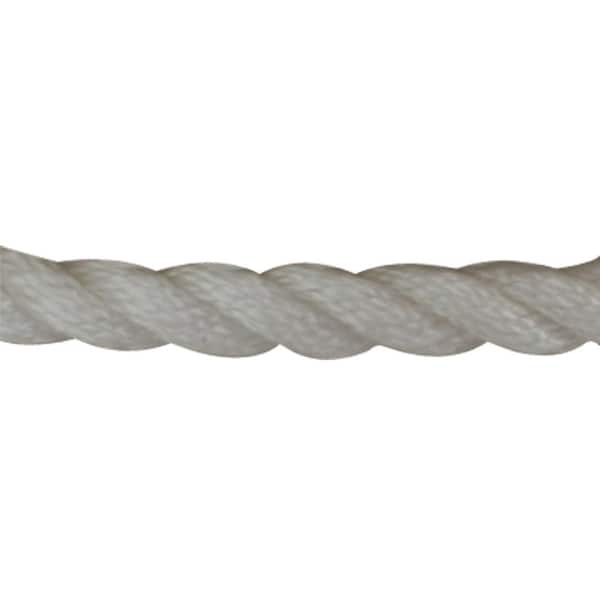 Sea-Dog Twisted Nylon Anchor Line with Thimble - 1/2 in. x 100 ft., White