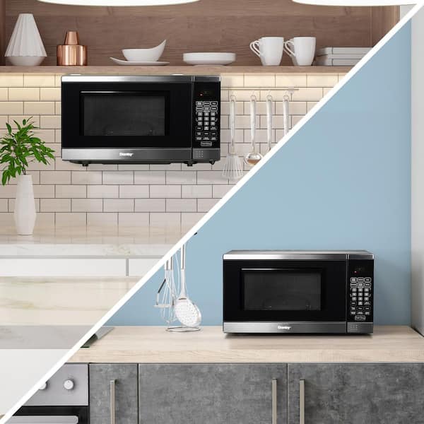 Danby Designer 1.1 cu. ft. Countertop Microwave in Stainless Steel -  DDMW1125BBS