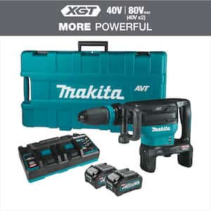 40V max X2 XGT 80V max Brushless Cordless 28 lb. AVT Demolition Hammer Kit, AWS 4.0Ah