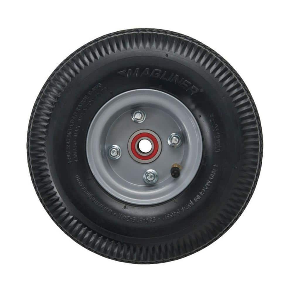 2 x 10" Pneumatic Wheels for Sack Truck with Bearings 