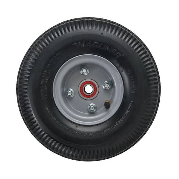 10 in Hand Trucks Wheel Replacement Heavy Duty Bearing Pneumatic Tire 4 Pack 