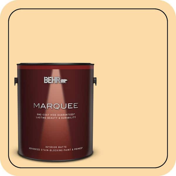 BEHR MARQUEE 1 gal. #M290-3 Corn Stalk Matte Interior Paint & Primer