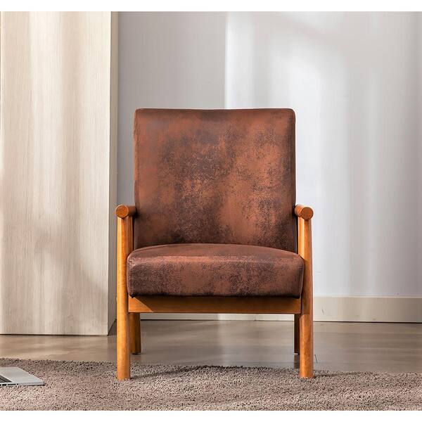 Kmart brown 2024 leather chair