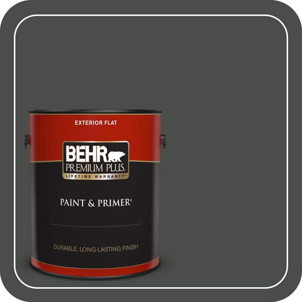 1 gal. #PPF-55 Forest Floor Flat Exterior Paint & Primer price history on PriceWatchPro