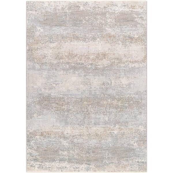 Artistic Weavers Salvail Gray/Blue 10 ft. x 14 ft. Striped Indoor Area Rug