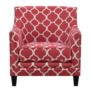 Deena Red Accent Chair
