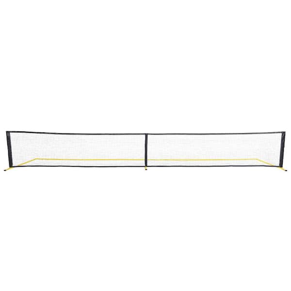 Portable Pickleball Net System, 22 ft. Regulation Size Net, Weather Resistant Steady Metal Frame and Strong PE Net