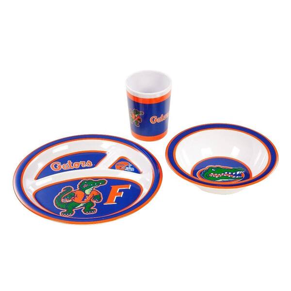 BSI Products NCAA Florida Gators 3-Piece Kid's Dish Set