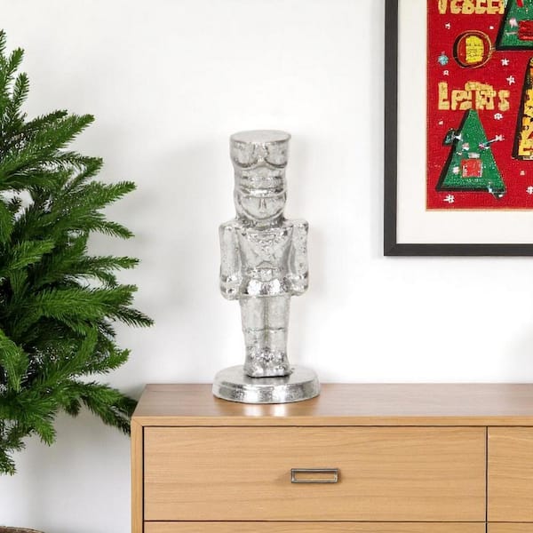 Silver 2.25 in. x 5.5 in. Novelty Metal Figurine