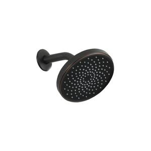 CIRCLESPLASH Shower Head - High Pressure Rain Booster - Premium Modern Look  - Tool-less 1 min Install - Universal Replacement Oil Rubbed Bronze -  Rainfall Showerhead 6 inch