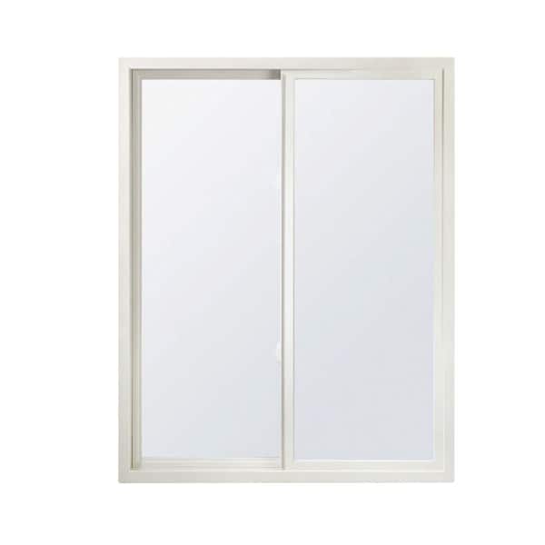 Andersen 71-1/2 in. x 35-1/2 in. 100 Series XO (Active Left) White Gliding Composite Window w/White Int & Hdw, SmartSun Glass