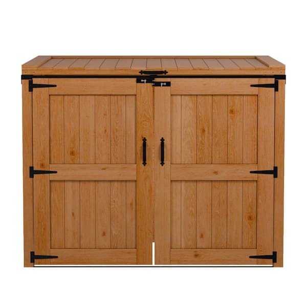 Leisure Season Garbin Medium 5.5 ft. x 3.2 ft. Solid Cedar Wood
