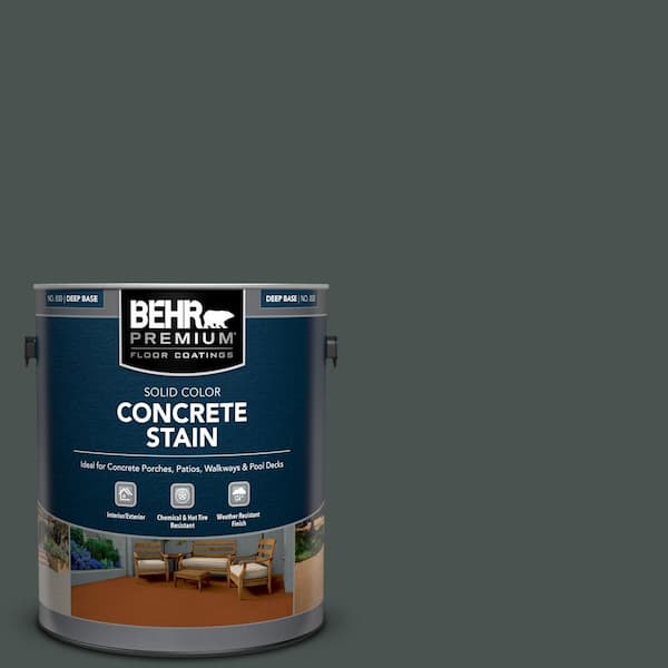 BEHR PREMIUM 1 gal. #PFC-70 Putting Green Solid Color Flat Interior/Exterior Concrete Stain