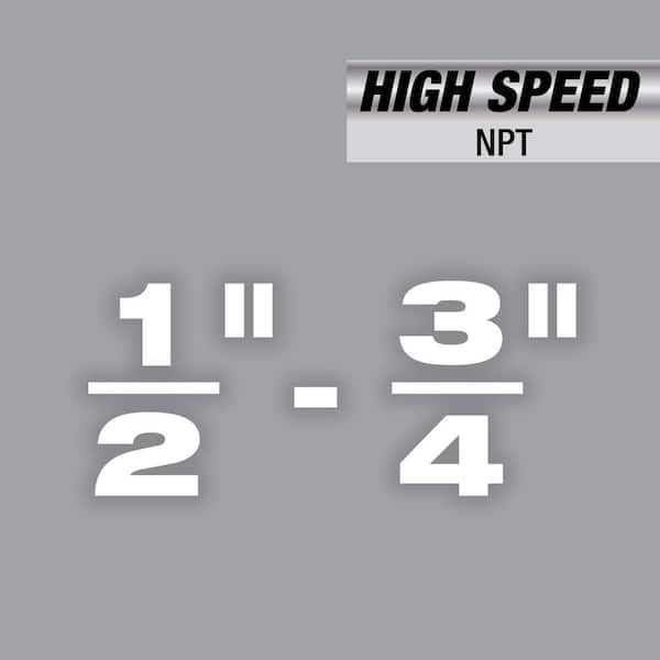 1/2 in. to 3/4 in. High Speed NPT Universal Pipe Threading Dies