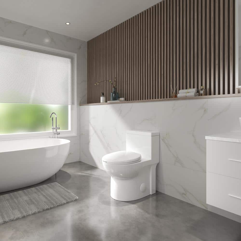Denbigh Chair Height Elongated White Ceramic Toilet