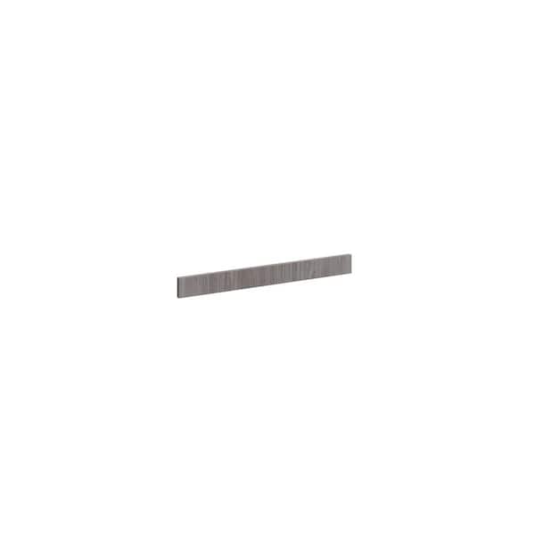 Saratoga Slab 3 in. W x 30 in. H x 0.75 in. D in Greywood Filler in Assembled Wall Cabinet