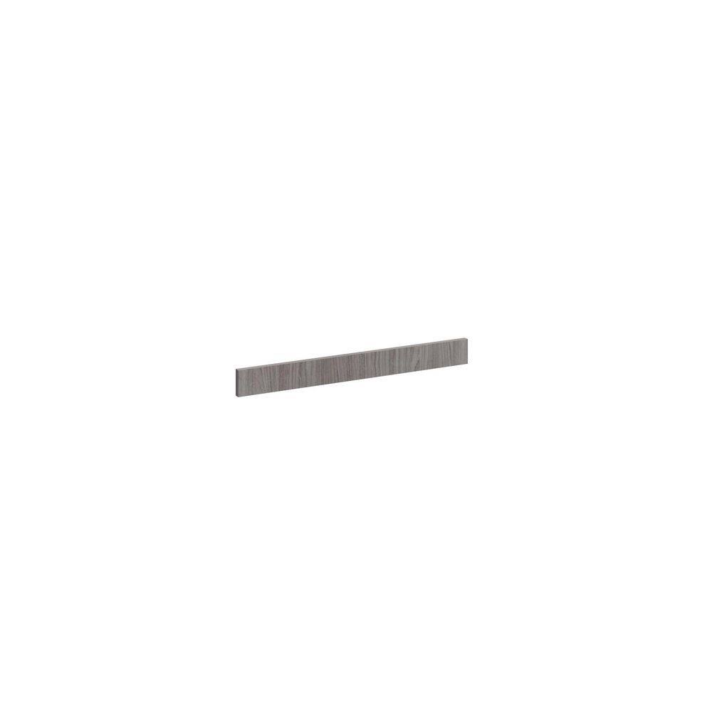 Saratoga Slab 6 in. W x 42 in. H x 0.75 in. D in Greywood Filler in Assembl