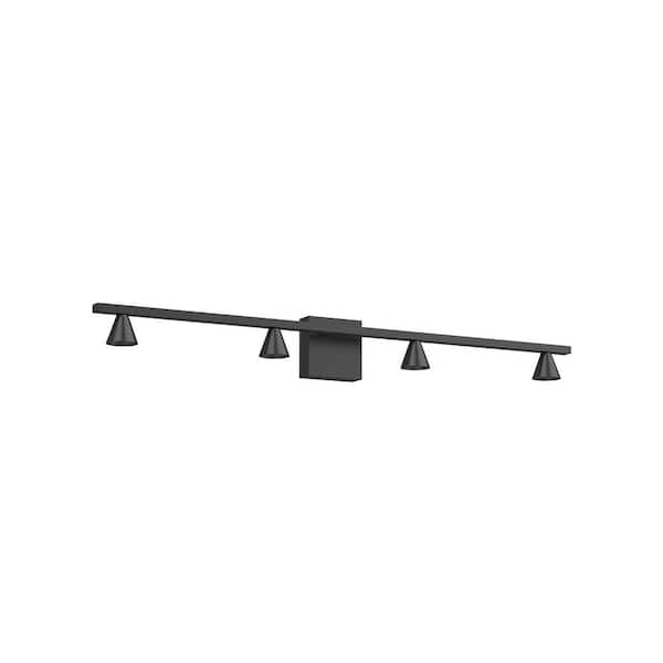 KUZCO Dune 41-in 1 Light 21-Watt Black Integrated LED Vanity Light
